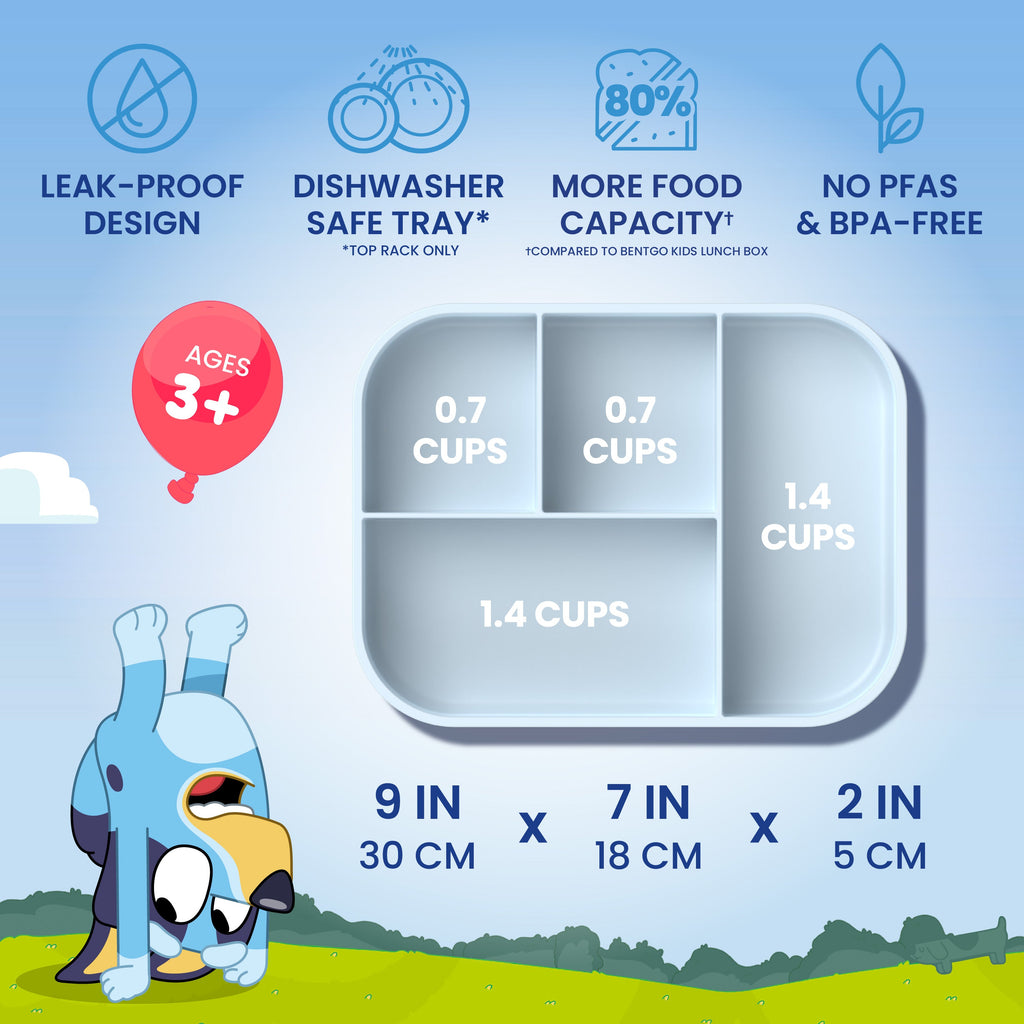 Bentgo + Bluey Kids Snap & Go Lunch Box
