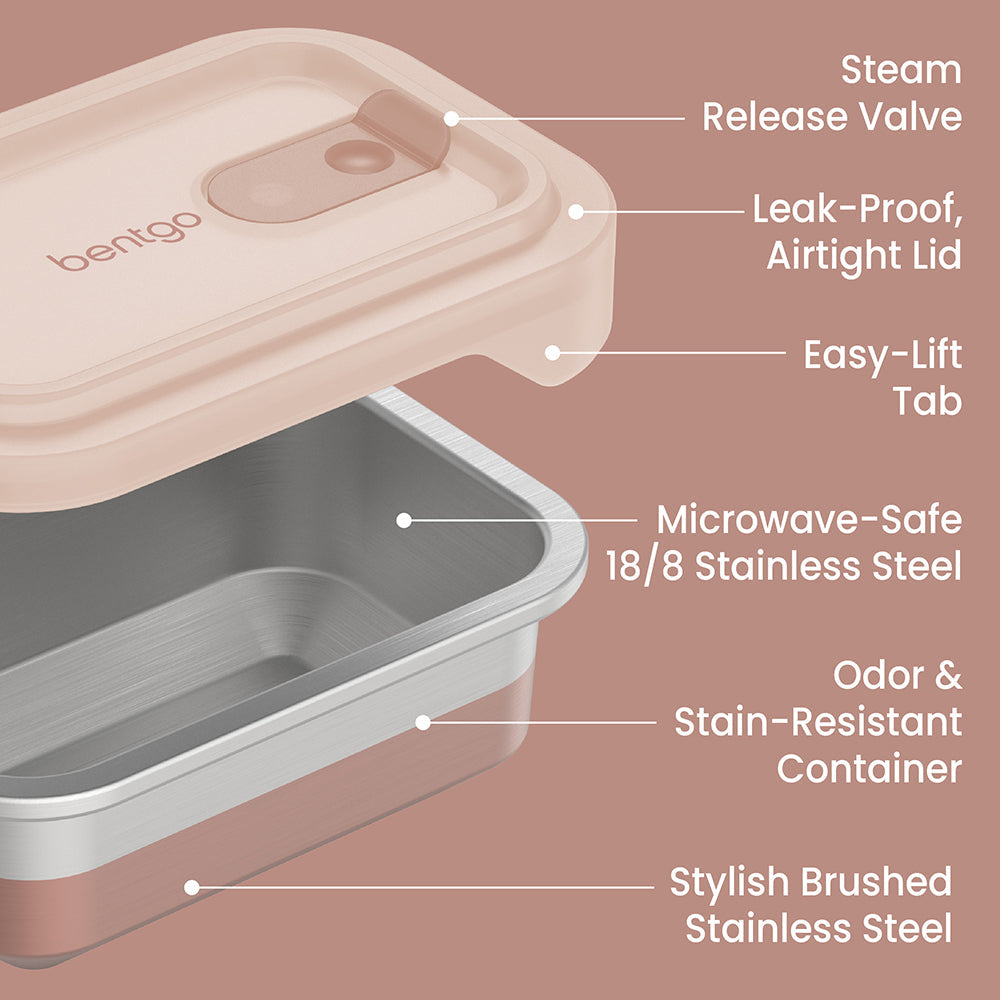 Bentgo MicroSteel Heat & Eat Container