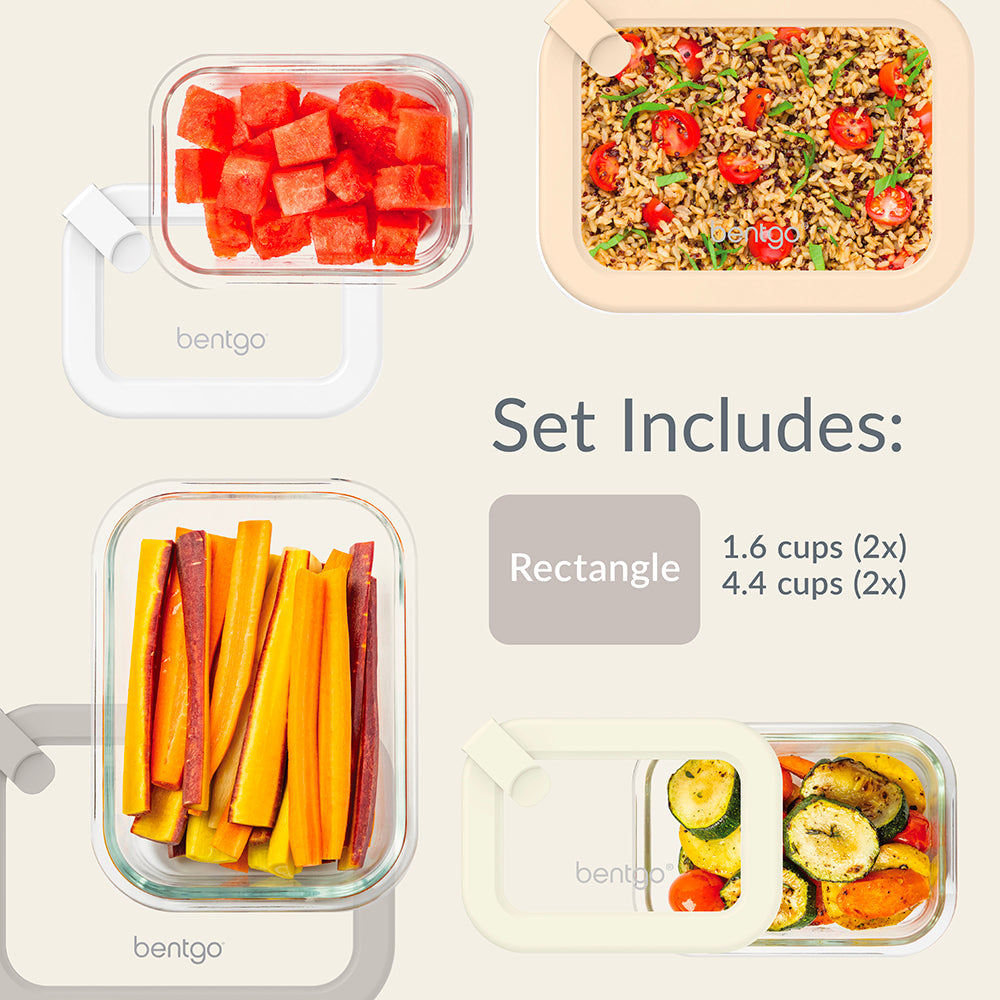 Bentgo Signature Glass Food Storage Set (8-Piece)