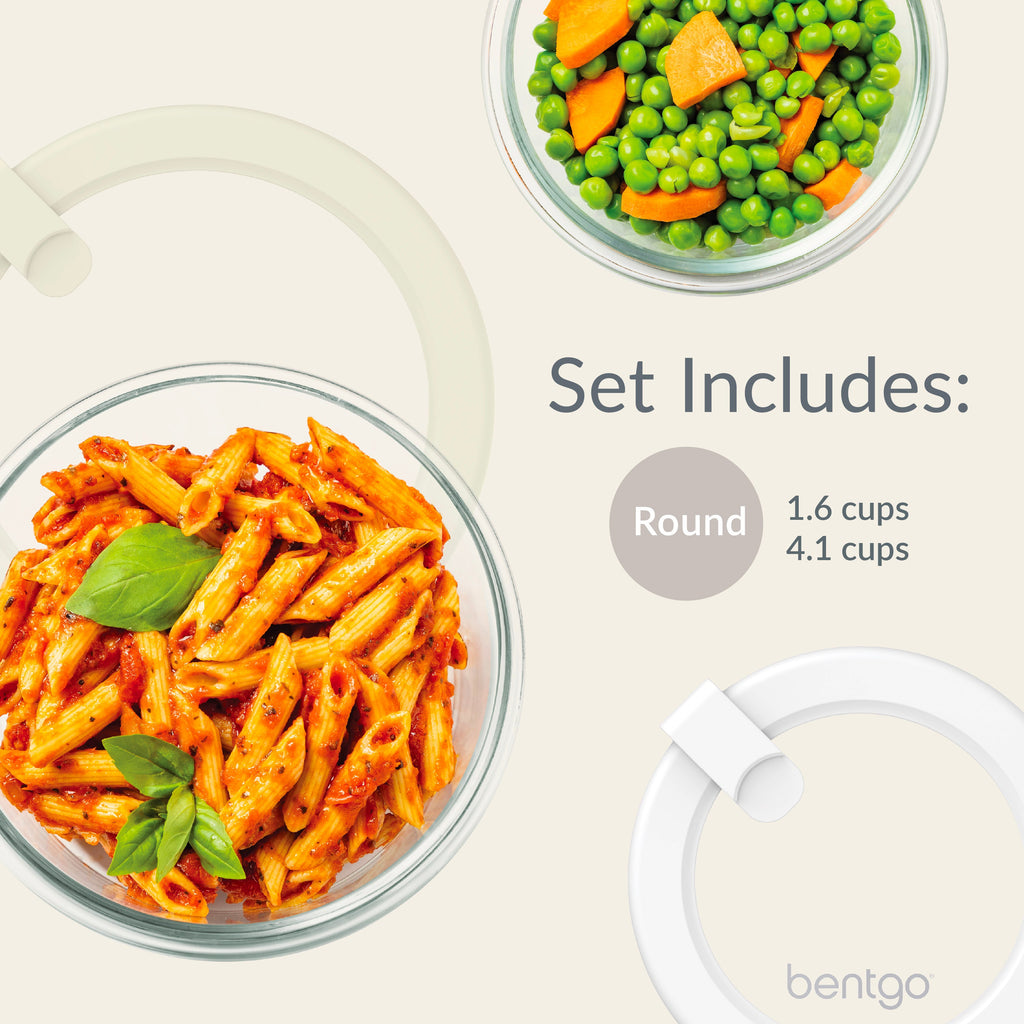 Bentgo Signature Glass Food Storage Set (4-Piece)