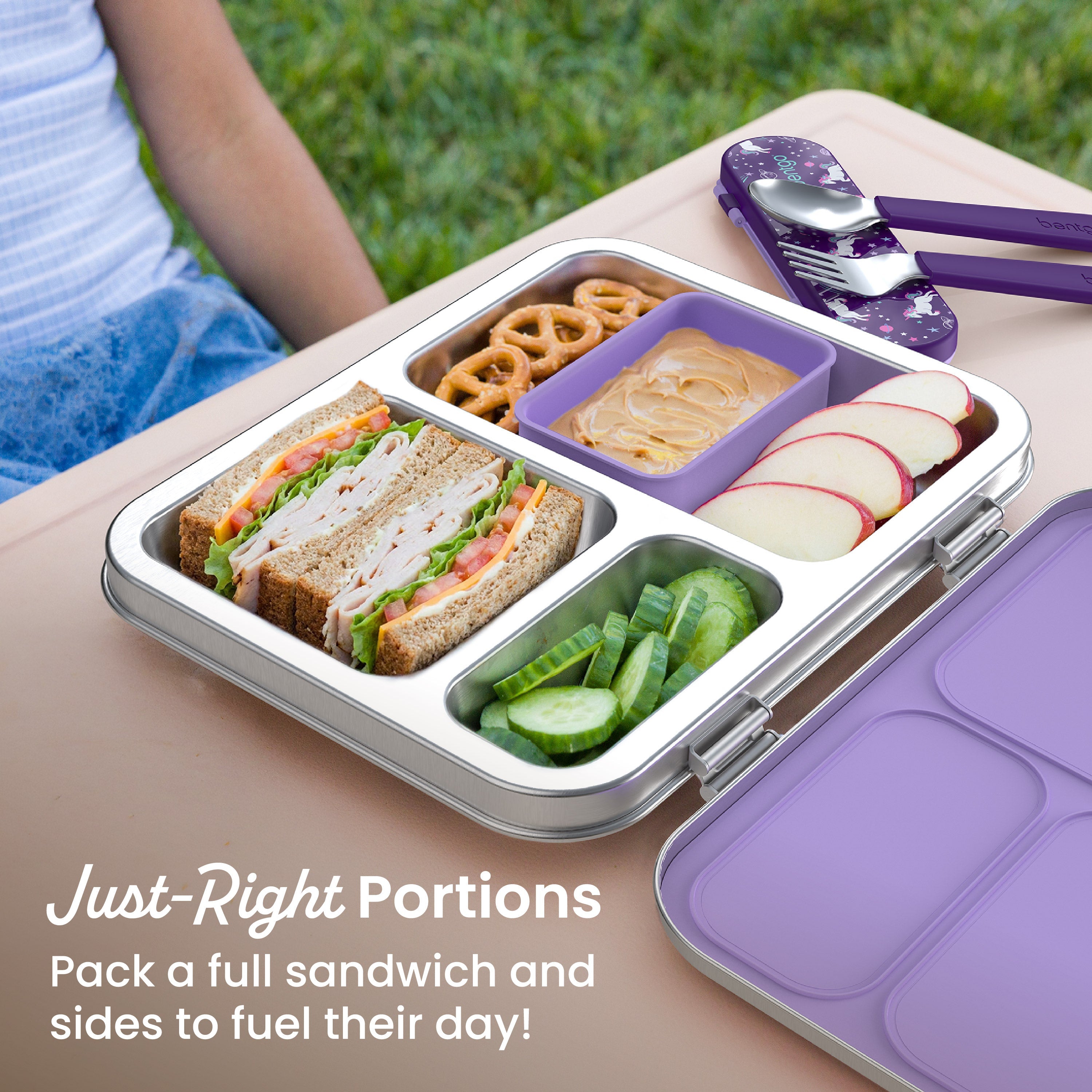 Bentgo Kids Stainless Steel Prints Lunch Box