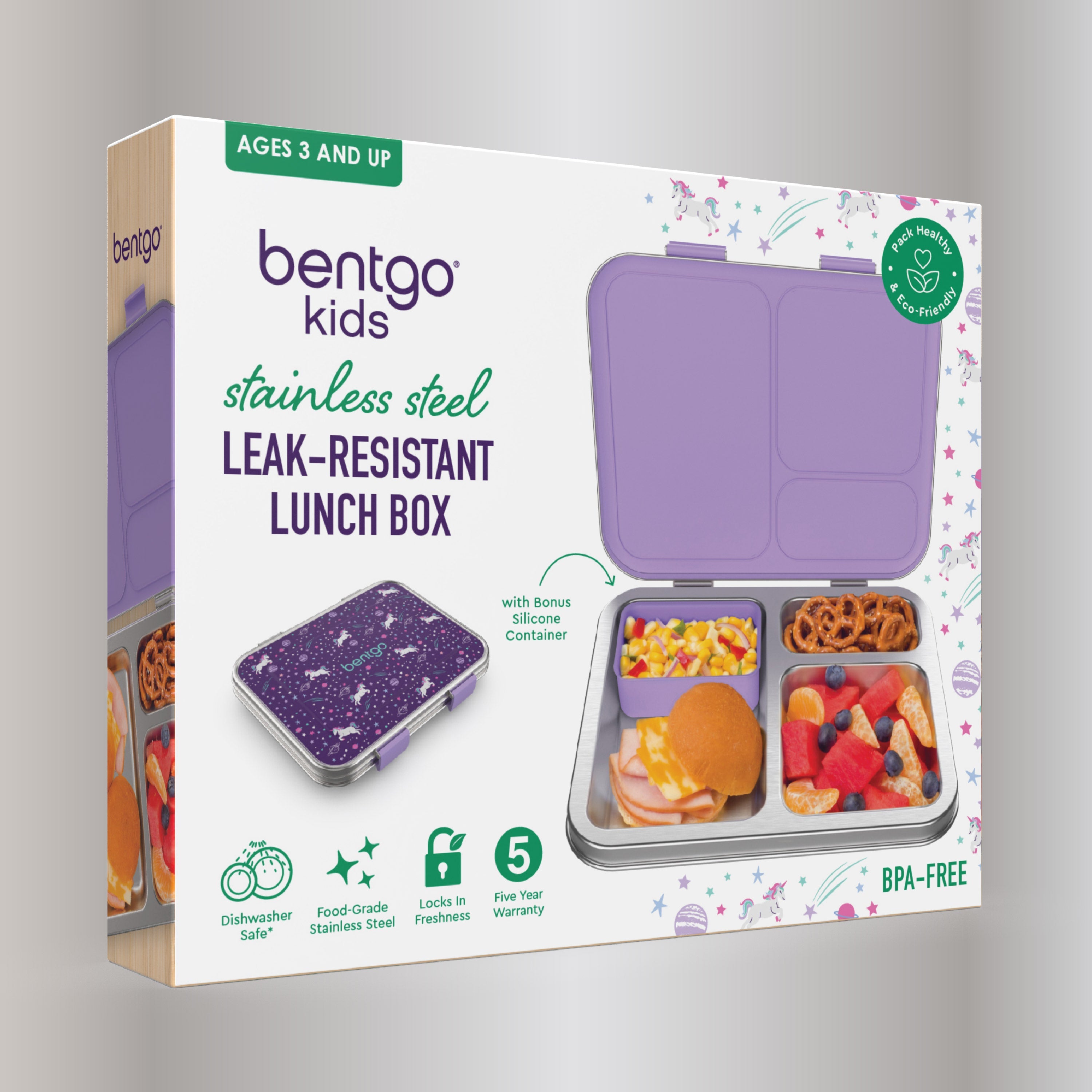 Bentgo Kids Stainless Steel Prints Lunch Box